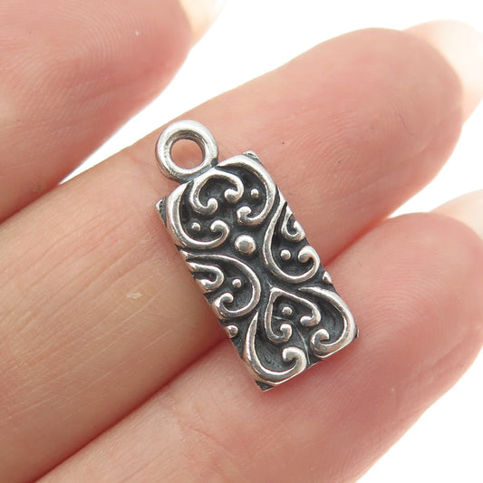 925 Sterling Silver Vintage Boho / Ornate Pendant