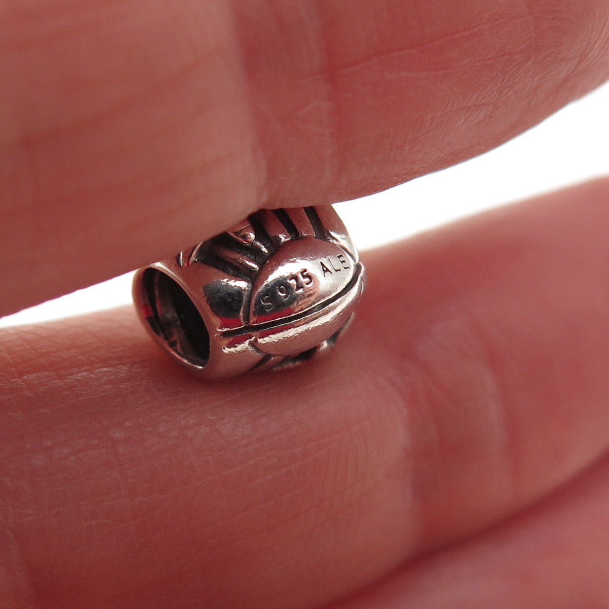 Pandora 925 Sterling Silver Seashell & Starfish Slide Bead Charm