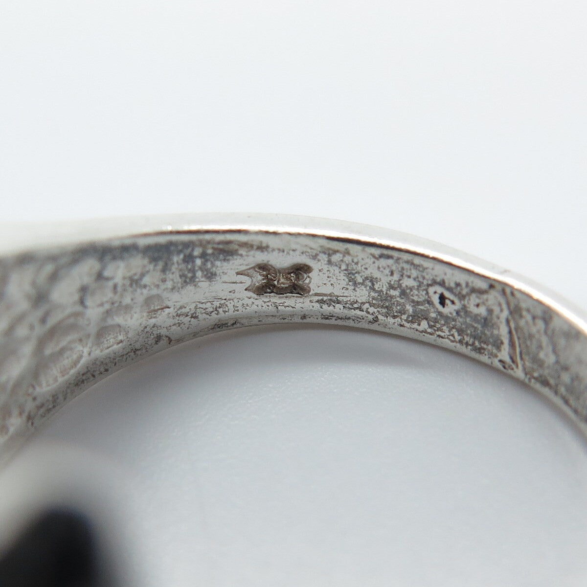 925 Sterling Silver Vintage Abstract Ring Size 6.75