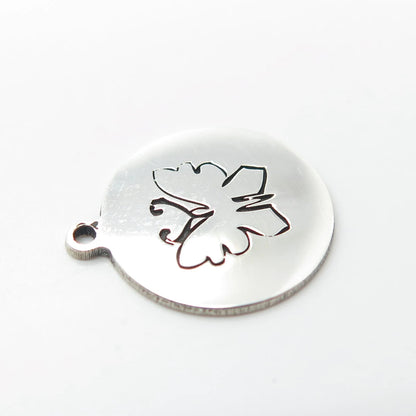 925 Sterling Silver USA Two In Town Butterfly Charm Pendant