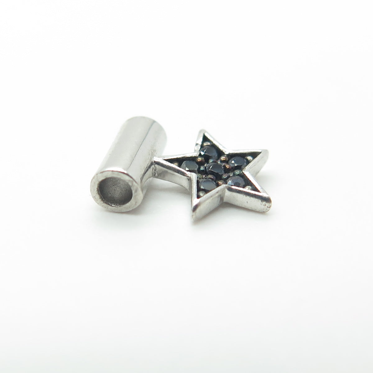 NOMINATION Italy 925 Sterling Silver Black Spinel Star SeiMia Pendant