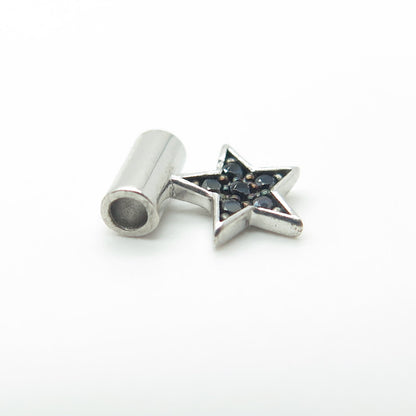 NOMINATION Italy 925 Sterling Silver Black Spinel Star SeiMia Pendant