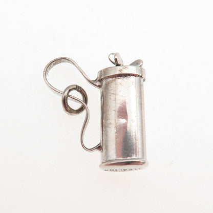 925 Sterling Silver Antique Art Deco Golf Club 3D Mini Charm Pendant