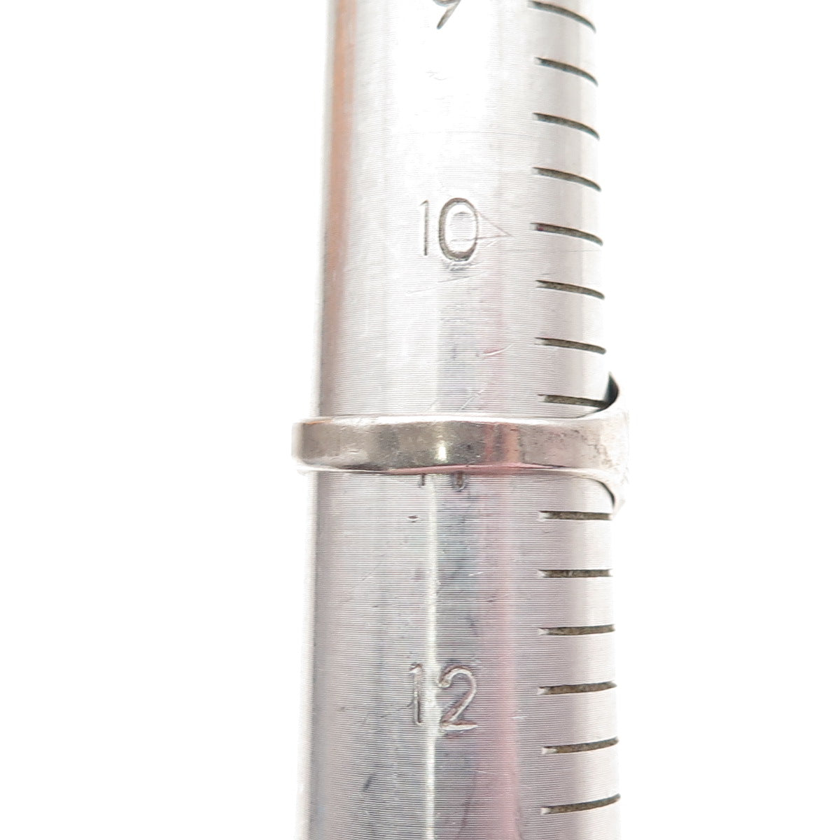 VARGAS Sterling Silver Antique Art Deco Real Black Onyx Letter E Ring Size 11