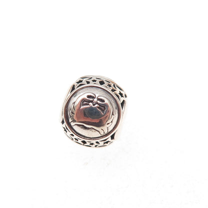 Pandora 925 Sterling Silver Cancer Zodiac Sign Slide Bead Charm