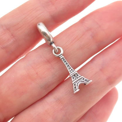 Pandora 925 Sterling Silver Paris Eiffel Tower Dangle Charm