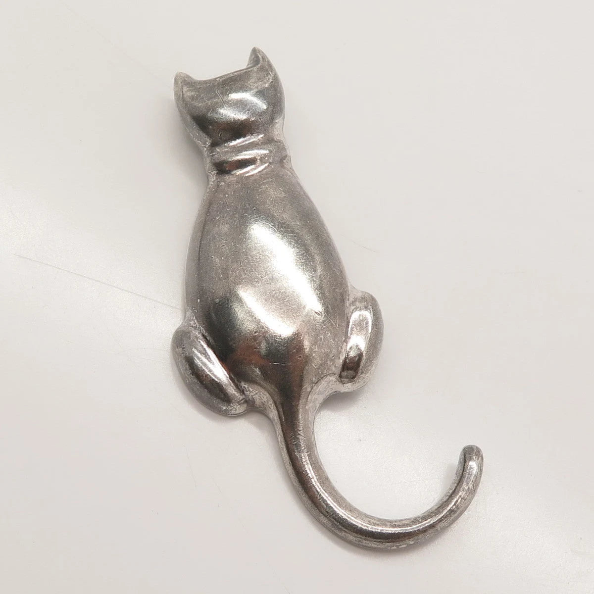 925 Sterling Silver Vintage Zina Cat / Kitty Pin Brooch