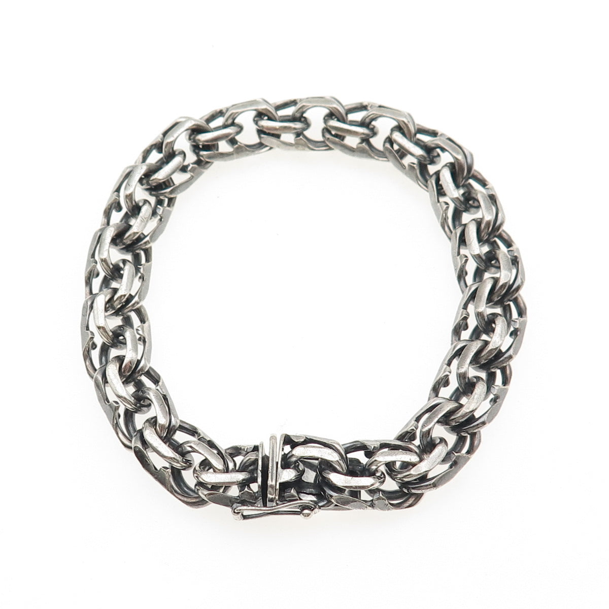 Friedrich Speidel 800 Silver Vintage Germany Bismark Link Bracelet 7.25"