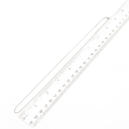 Han 925 Sterling Silver Rolo Chain Necklace 18"