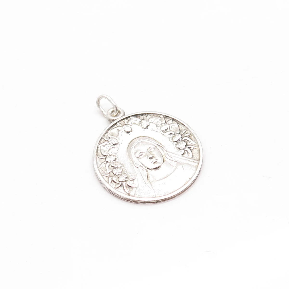 925 Sterling Silver Vintage Rev. Joseph P. Denning 1957 Round Jubilee Pendant