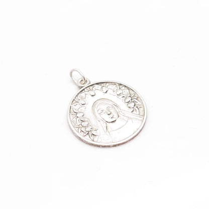 925 Sterling Silver Vintage Rev. Joseph P. Denning 1957 Round Jubilee Pendant