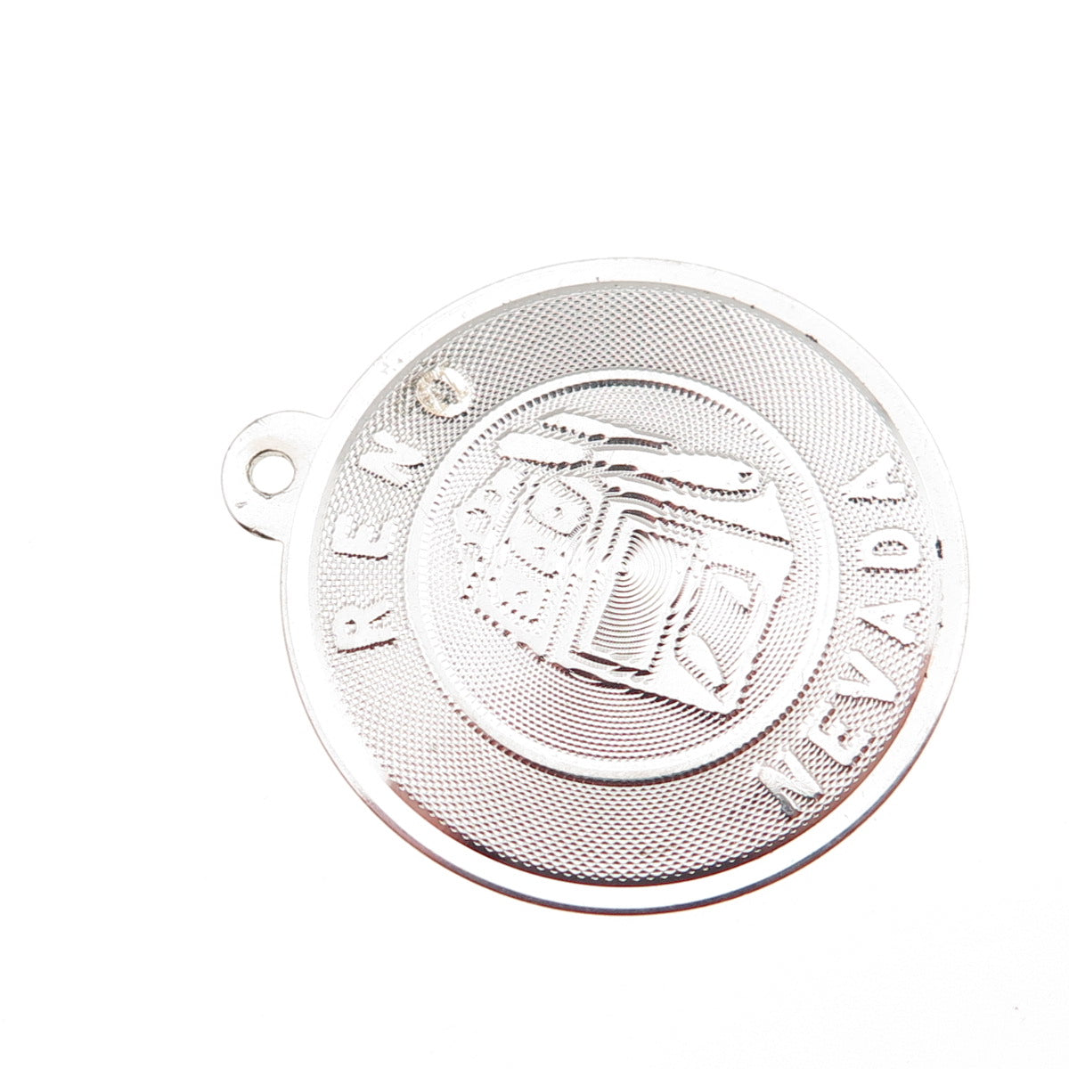 Sasco 925 Sterling Silver Vintage Casino Reno Nevada Charm Pendant