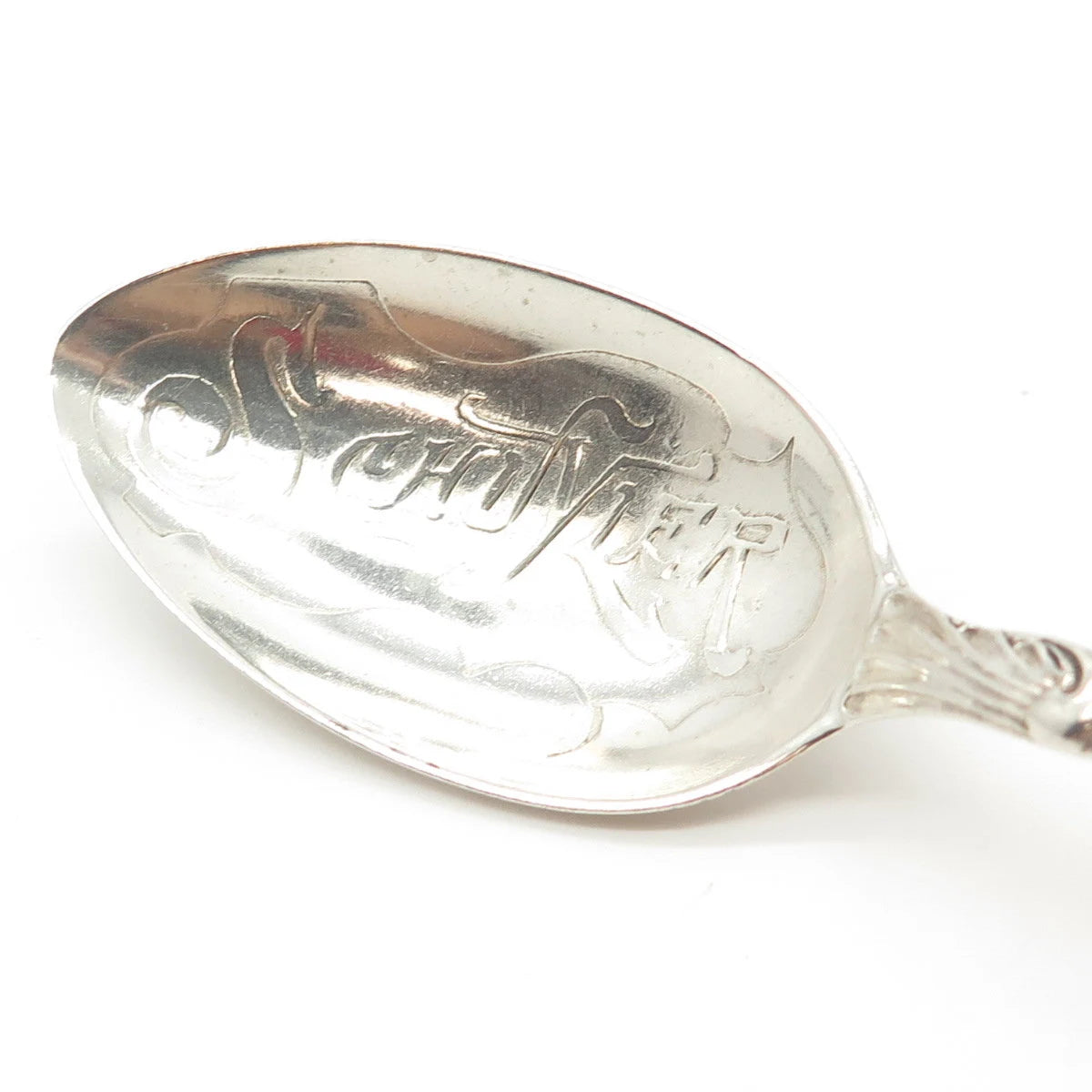 925 Sterling Silver Antique Art Deco Wendell "Nebraska" States & Cities Spoon