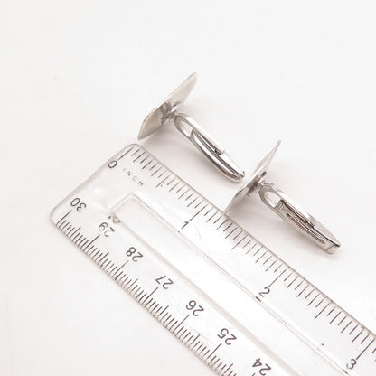 925 Sterling Silver Vintage Rectangle Cufflinks