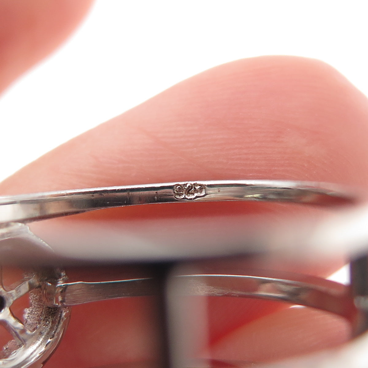 925 Sterling Silver Round-Cut C Z Wheel of Fortune Multi-Row Ring Size 7