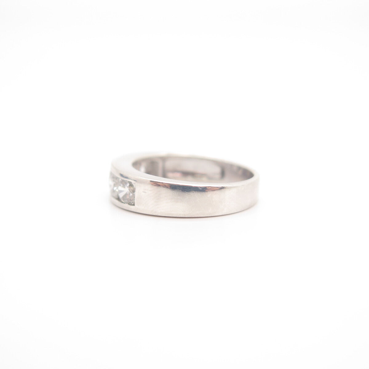 925 Sterling Silver Round-Cut C Z Ring Size 7