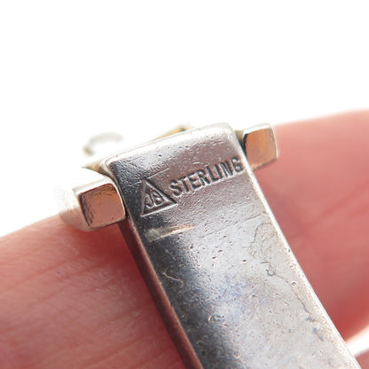 Jacoby Bender 925 Sterling Silver Vintage ID Bracelet 7.5"