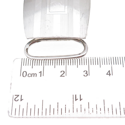 B.A. Ballou 925 Sterling Silver Vintage Belt Buckle
