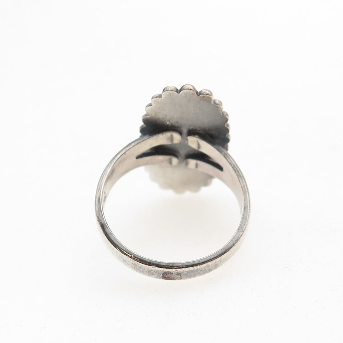 Bell Trading Post Old Pawn 925 Sterling Silver Vintage Turquoise Ring Size 5.5