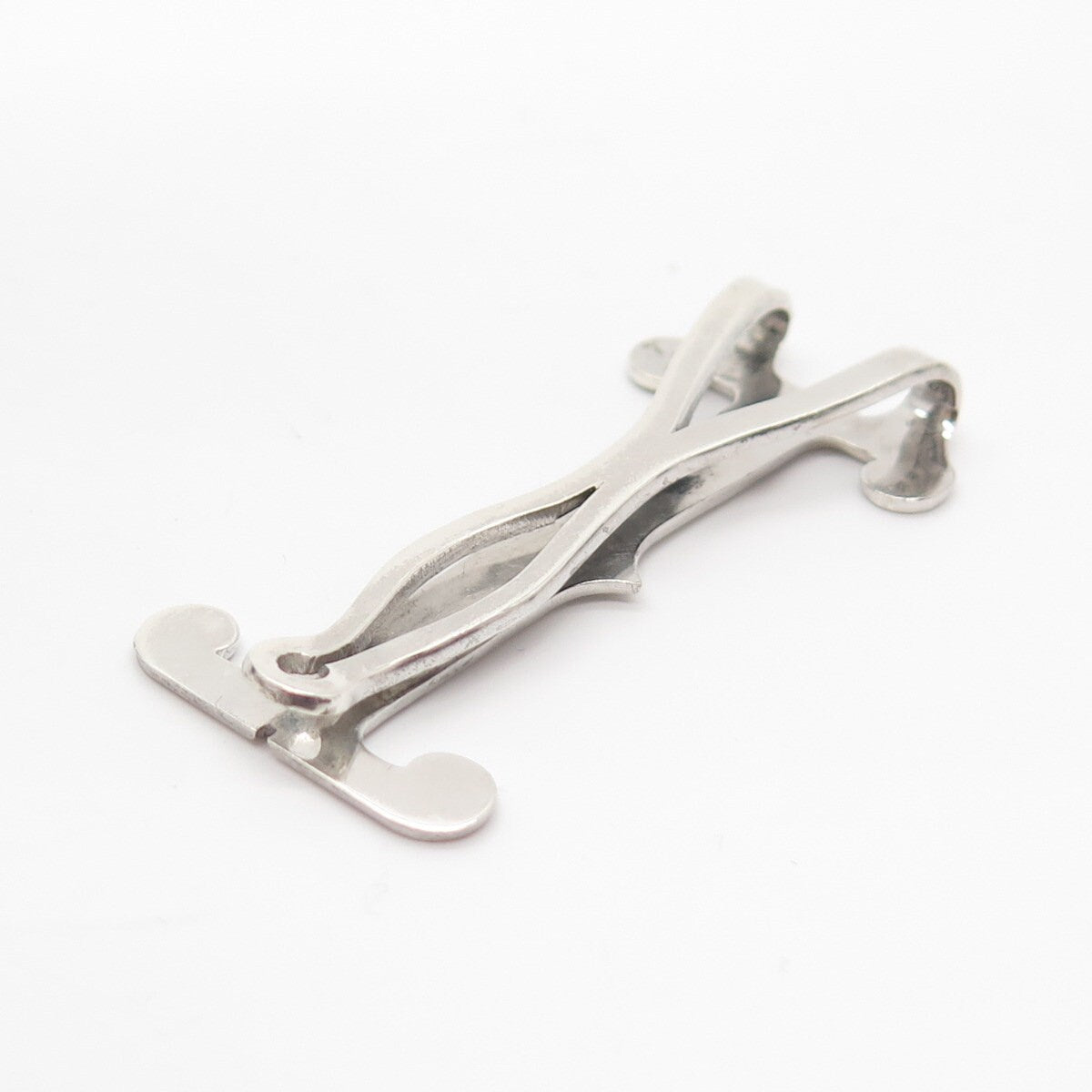 925 Sterling Silver Vintage Letter "I" Initial Bookmark