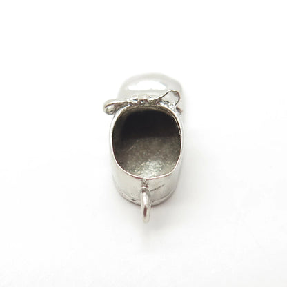 925 Sterling Silver Vintage Boot Shoe Charm Pendant