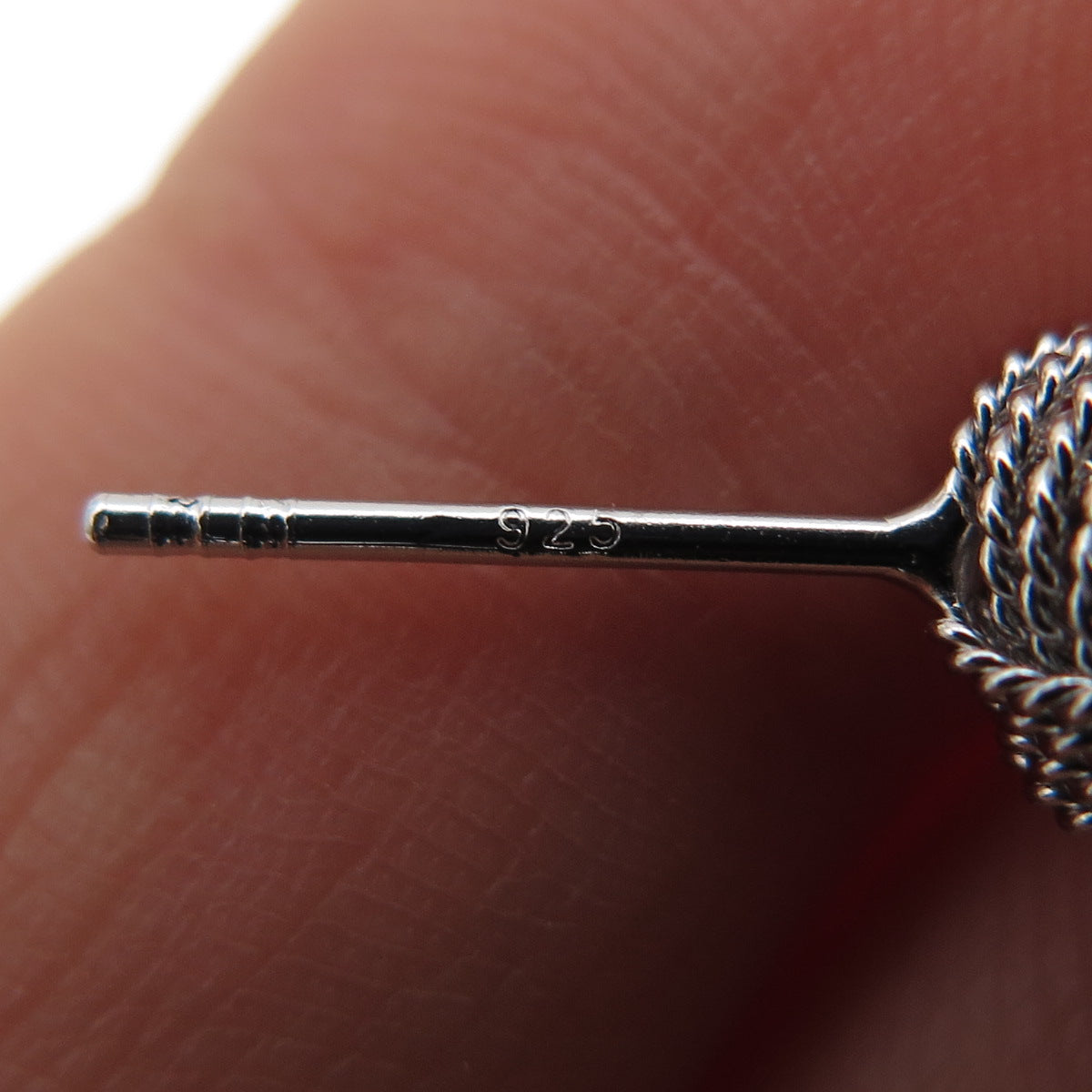 925 Sterling Silver Twisted Knot Stud Earrings