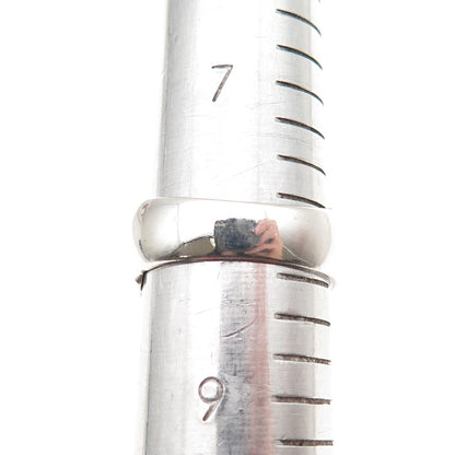 Kabana 925 Sterling Silver Vintage Modernist Oxidized Ring Size 8.25