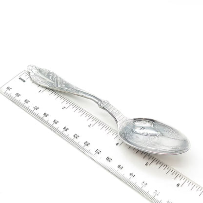 925 Sterling Silver Antique Art Deco Reed & Barton Stork Birth Record Spoon