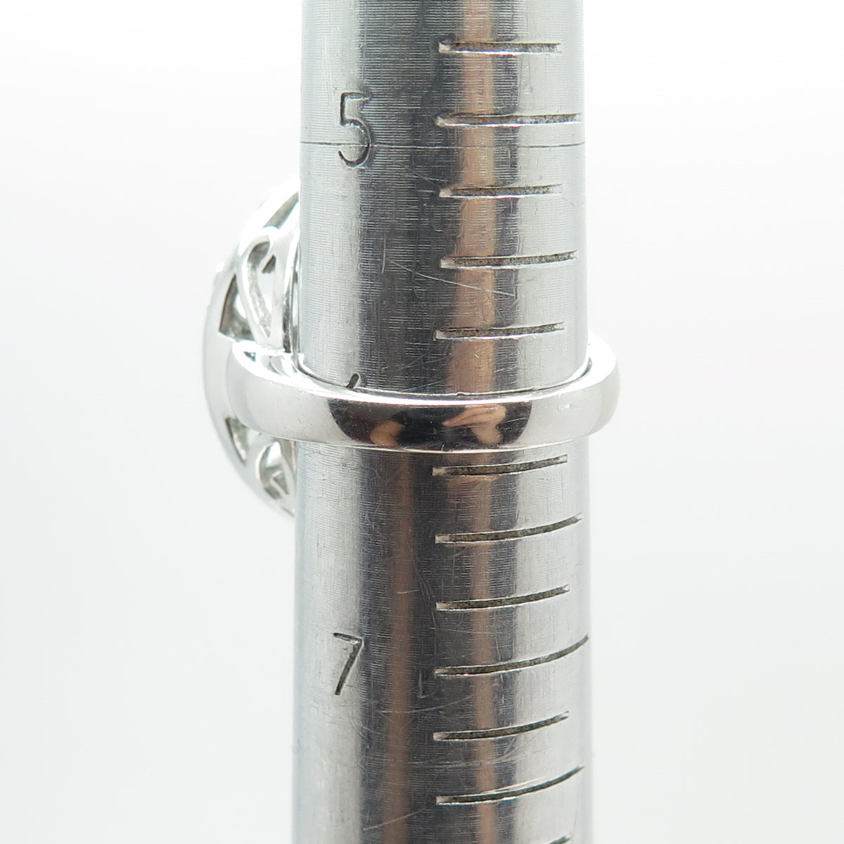 925 Sterling Silver Real Oval-Cut Mystic & White Topaz Ring Size 6.25