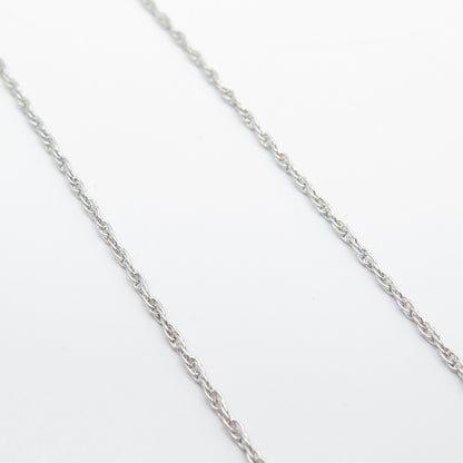 925 Sterling Silver ELLE Rose Quartz Prince-of-Wales Chain Necklace 16"
