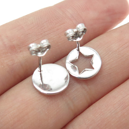 925 Sterling Silver Star Stud Earrings