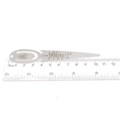 950 Silver Antique Japanese Pagoda Bookmark
