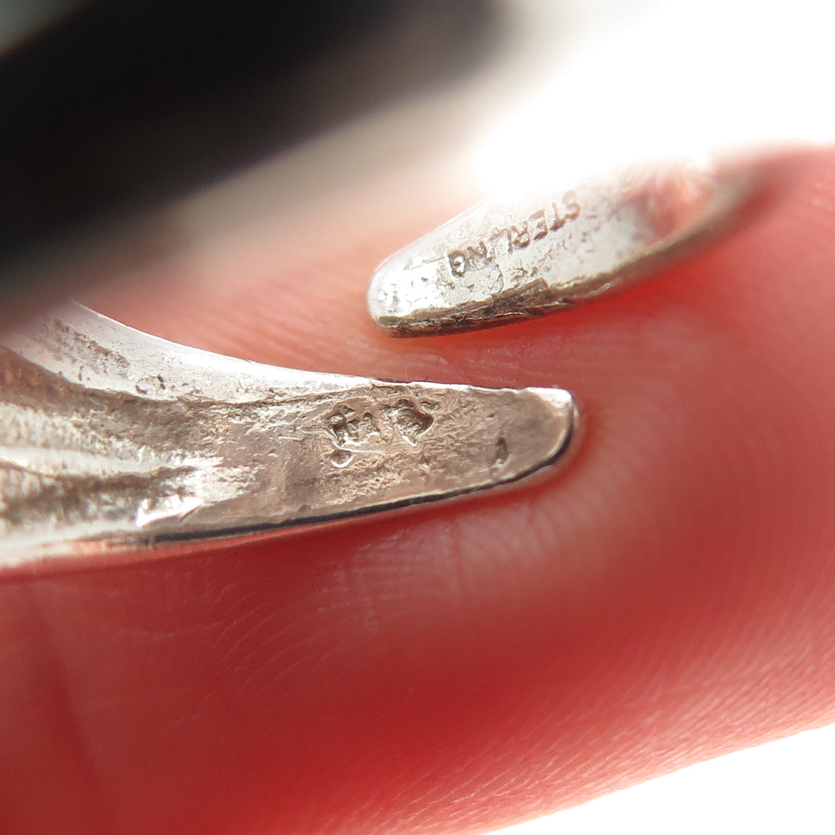 NAPIER 925 Sterling Silver Vintage Modernist Ribbed Adjustable Ring Size 5.5