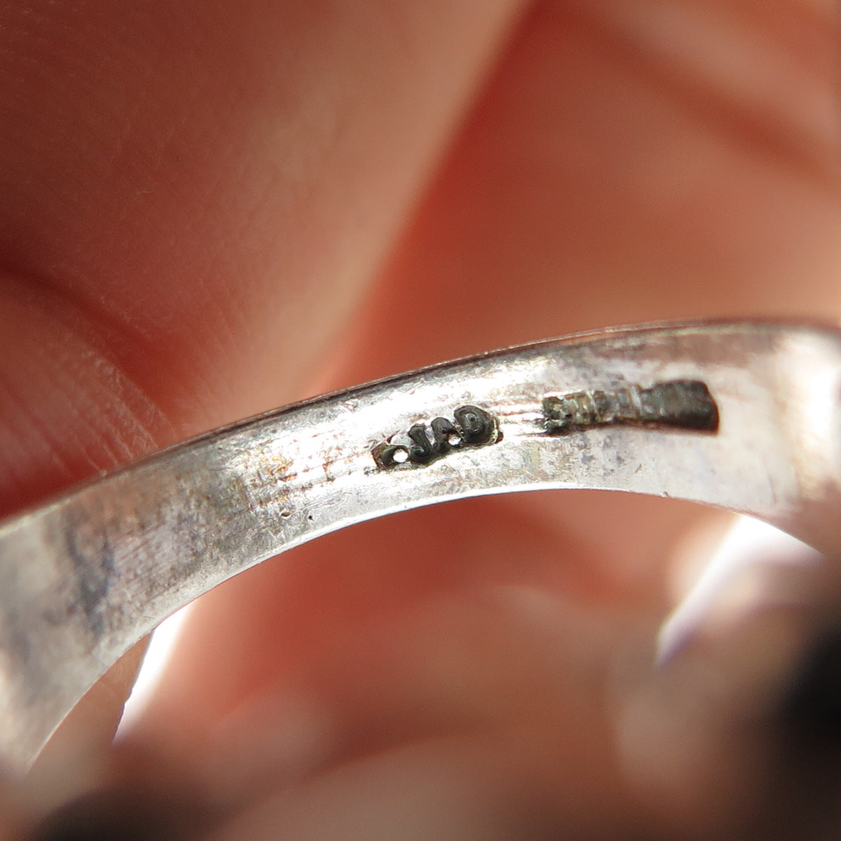 Gioia Clavenzani & Ivano Ghinelli 925 Sterling Silver Vintage C Z Ring Size 7.75