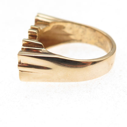 925 Sterling Silver Gold Plated Latisha Name Ring Size 8.5