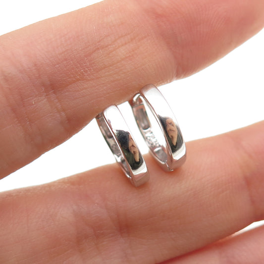 925 Sterling Silver Hoop Earrings
