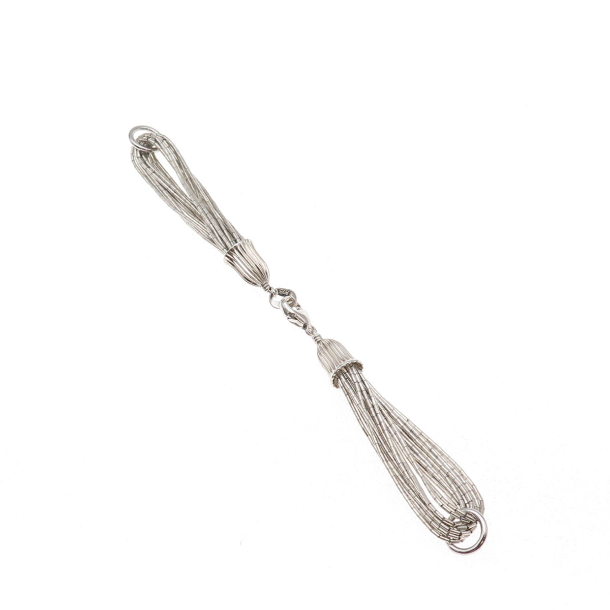 Carolyn Pollack Old Pawn 925 Sterling Silver Vintage Liquid Chain Watch Band 6"