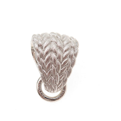 Judith Ripka 925 Sterling Silver Woven Bail for Pendant