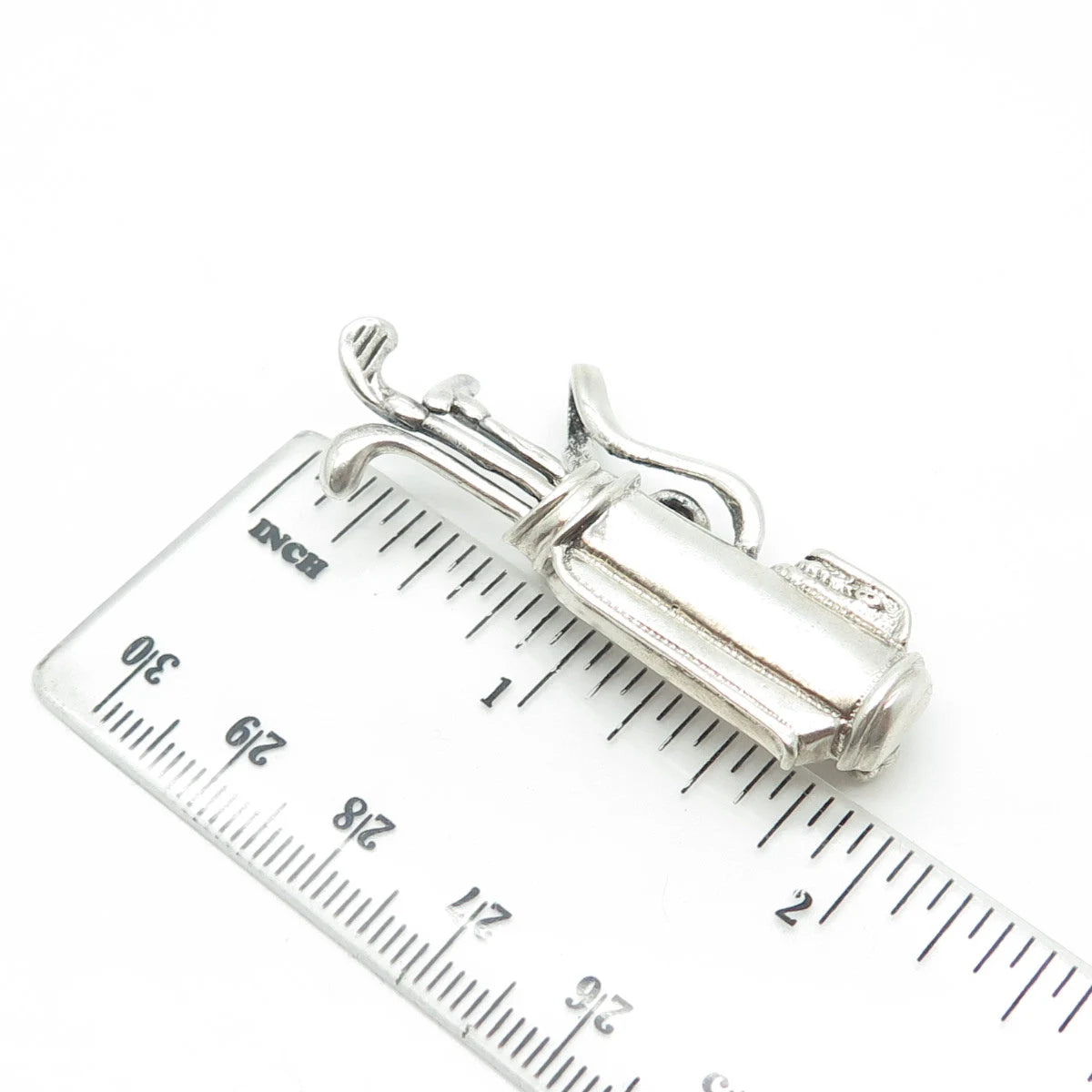 925 Sterling Silver Vintage Mexico Golf Club Pin Brooch