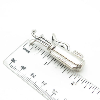 925 Sterling Silver Vintage Mexico Golf Club Pin Brooch