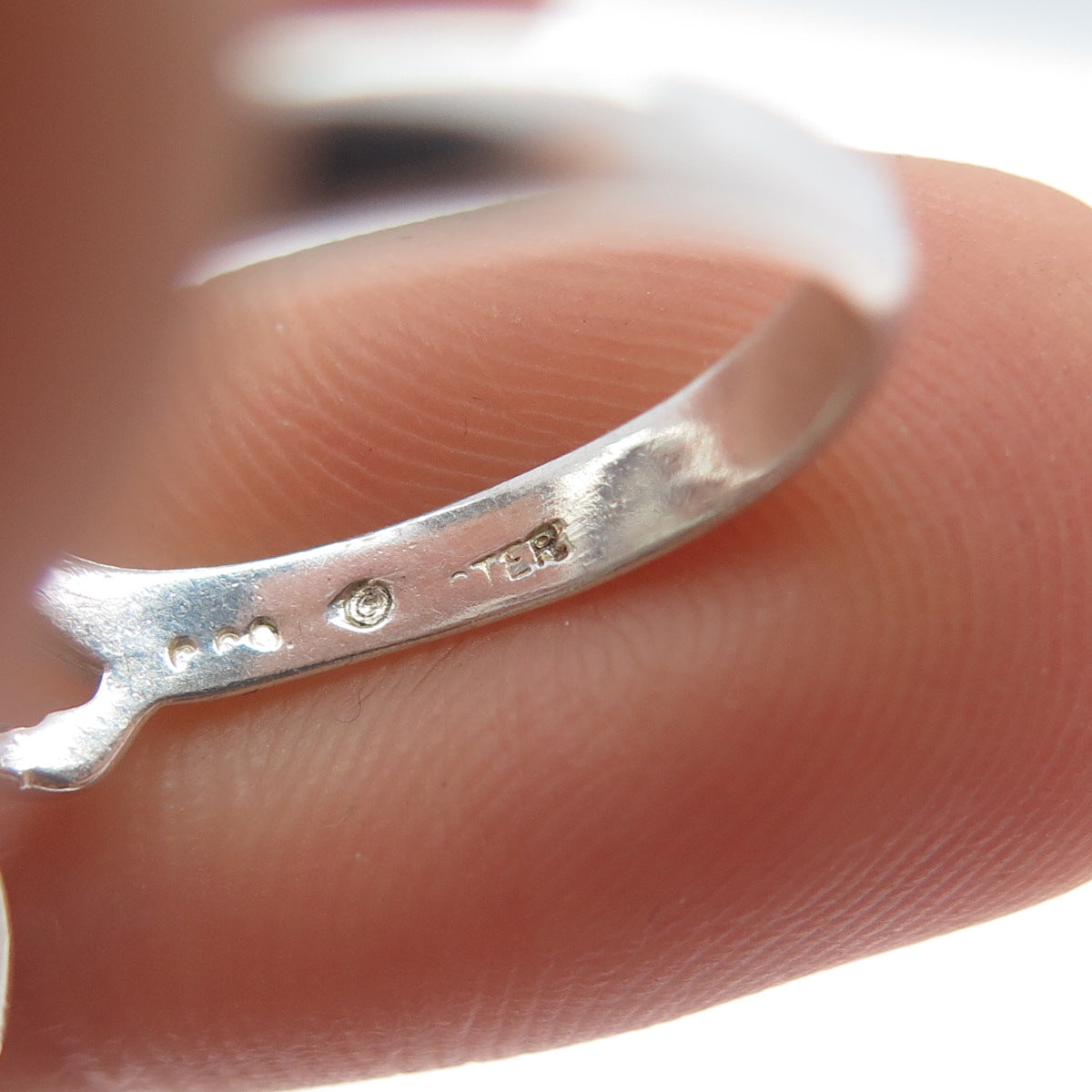 COLEMAN CO. 925 Sterling 12K Rose Yellow Gold Vintage Real Turquoise Ring Size 9