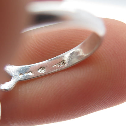 COLEMAN CO. 925 Sterling 12K Rose Yellow Gold Vintage Real Turquoise Ring Size 9