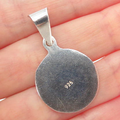 925 Sterling Silver Vintage Soccer Ball Charm Pendant