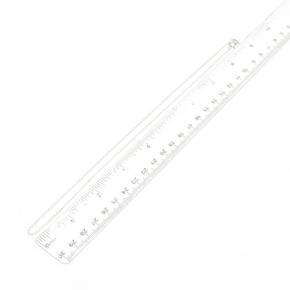 925 Sterling Silver Italy Curb Chain Necklace 18"