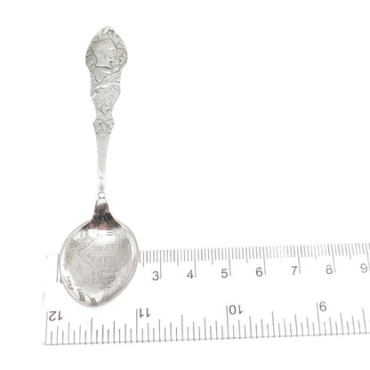Alvin Sterling Antique Art Deco John Howard Payne Home Sweet Home Coffee Spoon
