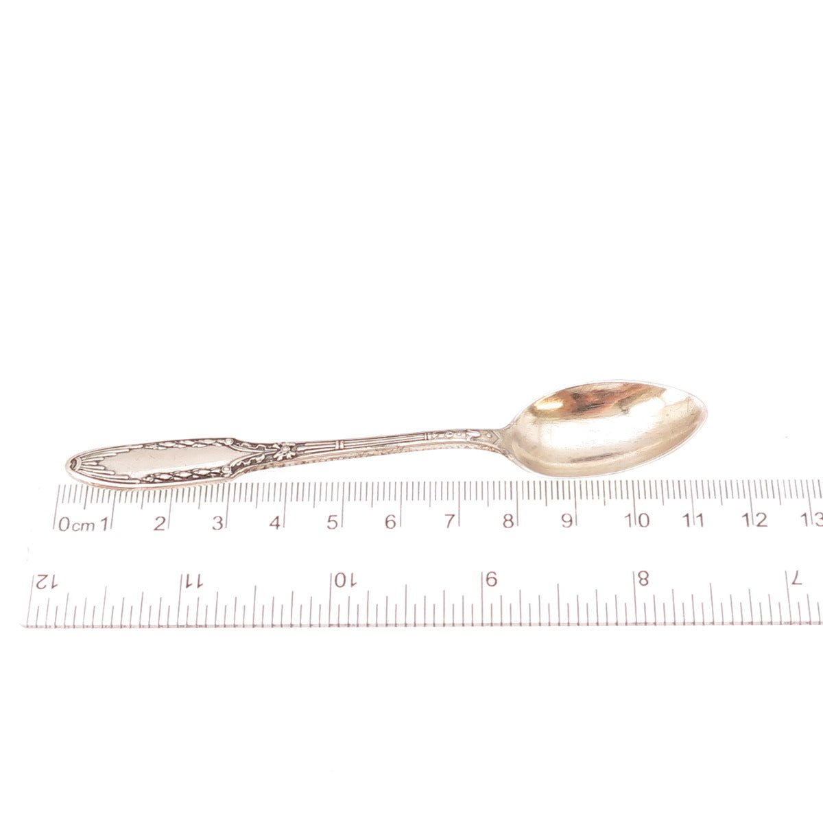 800 Silver Antique Art Deco Germany Coffee Spoon