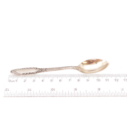 800 Silver Antique Art Deco Germany Coffee Spoon