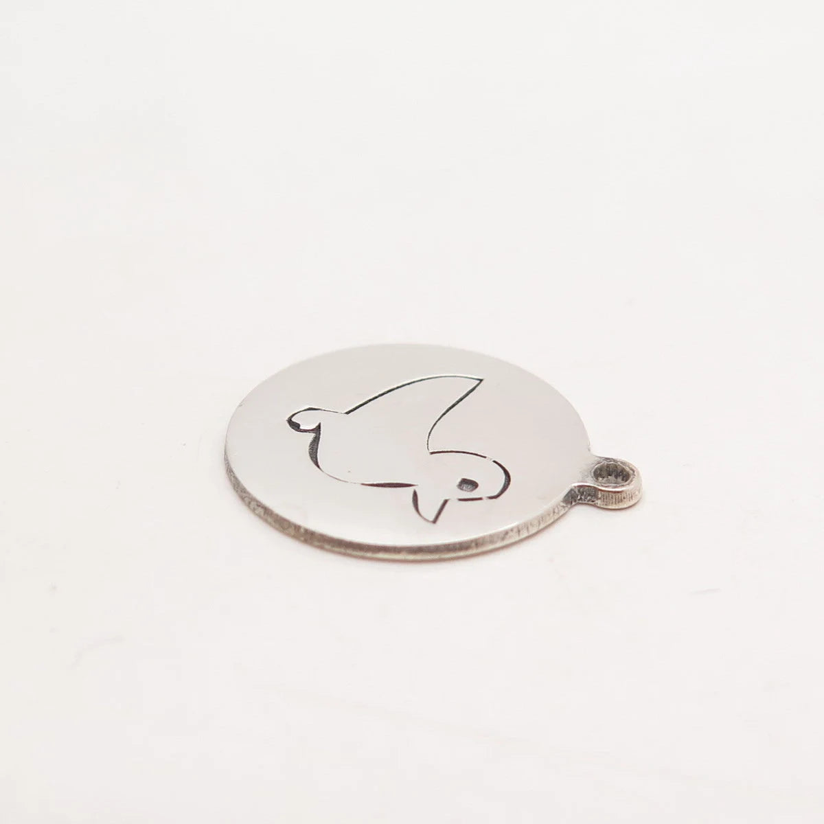 925 Sterling Silver USA Two In Town Duck Bird Charm Pendant