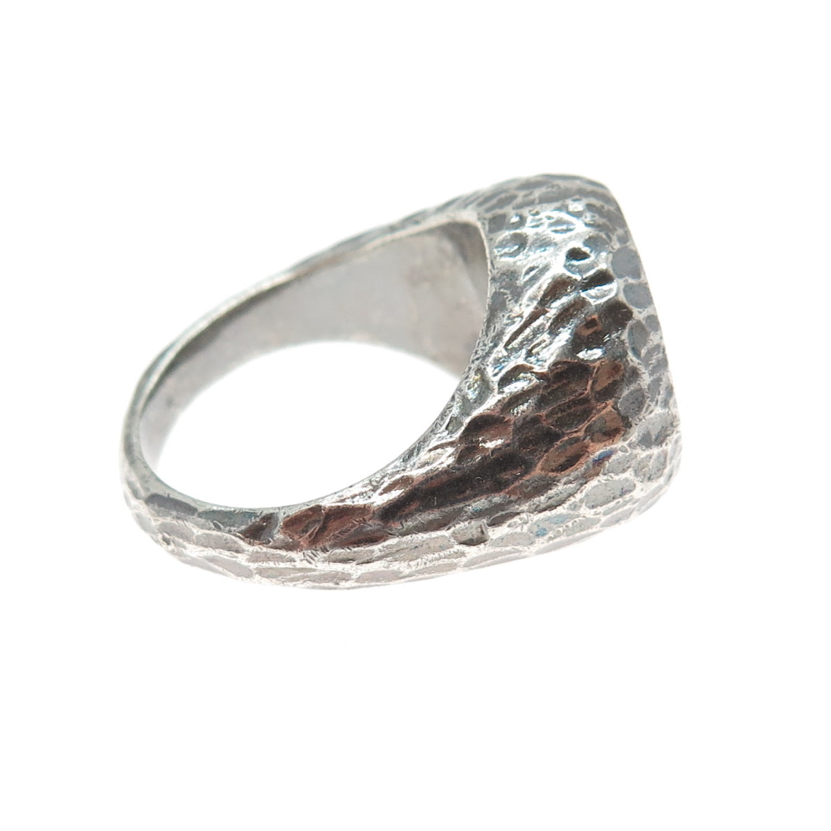 D. PRESSLEY NYC 925 Sterling Silver Vintage Cross Oxidized Ring Size 10.5