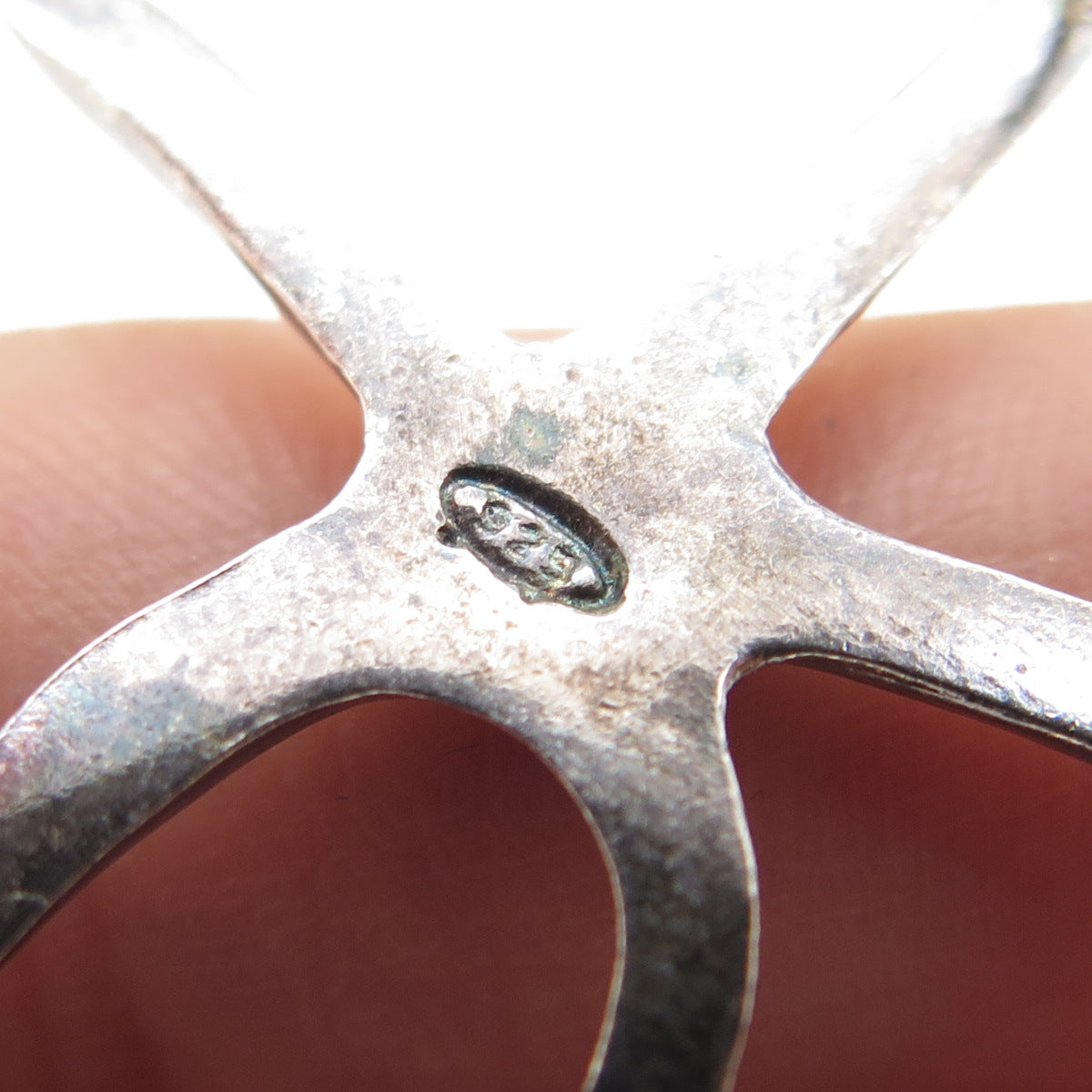 925 Sterling Silver Vintage Starfish Oxidized Earrings